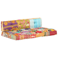 vidaXL Cuscino per Divano con Pallet Multicolore Tessuto Patchwork