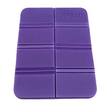 JIFeng - Mini tappetini pieghevoli per sedersi leggeri, per campeggio, picnic, accessori per la casa, colore: Viola