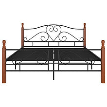 FAMIROSA Giroletto Nero in Metallo 160x200 cm-4936