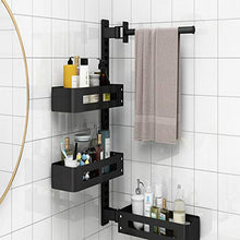 DZHTWSRYGR Bathroom Corner Shelf Bathroom Shelves, Bathroom Wall-Mounted Perforation-Free Storage Rack