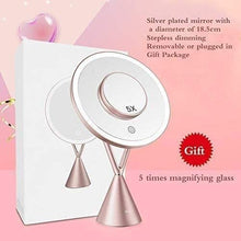 Specchio Specchi per vanità da Bagno cosmetico Indipendente 5X Zoom Make up piedistallo