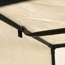 Tidyard Armadio 2 pz Crema 75x50x160 cm,La Consegna Include 2 Appendiabiti