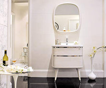 Lavabo di design Luxus in marmo, mobiletto da bagno a specchio