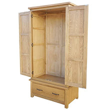 vidaXL Armadio Armadi con 1 Cassetto Asta Camera da Letto in Legno 90x52x183 cm