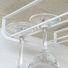 qwess Doorback Bicchiere di Vino Rack Alto Striato Rack Ferro Appeso Vino Vino Bicchiere Rack