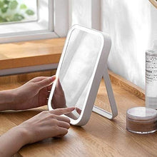 Specchio di Trucco per vanità Illuminato con 25 luci a LED Touch Screen Rotazione Gratuita di 180 Gradi