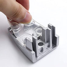 XYEQZ Staffa di Supporto Divisorio per Scrivania da Ufficio in Alluminio da 2 Pezzi, Supporto per Clip per Pannello Privacy con Base Autoportante per Schermo in Plexiglass O Acrilico,Argento,A