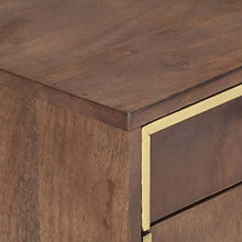 vidaXL Legno Massello di Mango Comodino Tavolino da Notte Armadietto per Letto Mobiletto per Camera da Letto Arredamento 40x30x50 cm