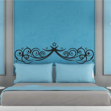 T-MK1111 - Adesivi per testiera del letto, 52 x 190 cm, colore: Nero