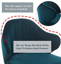 LYRWISHJD Sgabello da Bar in Velluto, con Schienale, Adatto per Sala da Pranzo E Cucina, Adatto per Lounge, Bar, Bistrot，Caricare 250 kg (Color : Blue, Size : Seat Height:74cm)