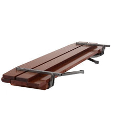 Mendler Set 2X panche Linz Ideale per Le Feste in Giardino terrazza Legno Scuro 150cm
