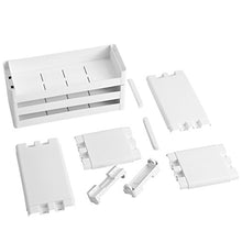 SONGMICS Ripiani Stretti Carrello Mobile a 3 Livelli per Cucina Bagno Cantina Largo 17 cm KFR09WT