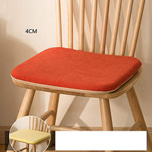 Memory Schiuma Poltroncini da poltrona imbottita, cuscini da pranzo da interno cuscini per sedie da esterno cuscino da esterno per cuscino da giardino mobili per ufficio premium con cestelli-arancione