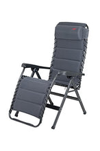 Crespo ap-232/86 Air Deluxe Sedia reclinabile, Grigio, 86 x 72 x 118 cm