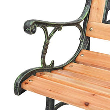 Festnight- Panchina da Giardino, Panchina da Esterno in Legno 122 cm