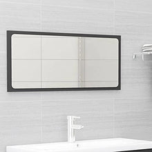 vidaXL Set Mobili da Bagno 2 pz Nero in Legno Multistrato