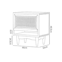 Household items Comodino in Legno massello in Rattan Semplice Armadio, Comodino Semplice, tavolino da Salotto, tavolino Multifunzionale con cassetti, per Ufficio e dormitorio