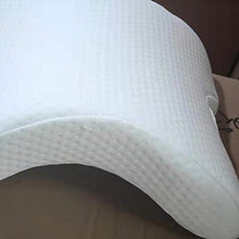 NanXi Schiuma A Memoria di Forma del Cuscino Sonno Cuscino Cervicale A Forma di U, Intorpidimento E Abbraccio Retro Cuscino Sonno Antitorque,Bianca