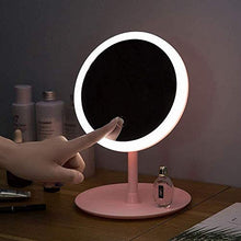 Specchio per Il Trucco LED Bianco Retroilluminato Trucco Specchio con Illuminazione con Luce Naturale Specchio da Toilette Staccabile/Stoccaggio Base 3 modalità di Illuminazione