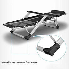 CDFC Bed Lounger all'aperto Letto Sedia reclinabile Sedia per Rilassante in TextOline Textoline Zero Gravity Garden Pieghevole Letto Sun Regolabile