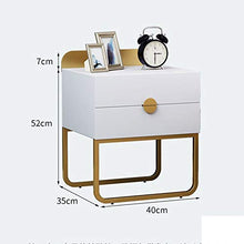 Comodini Nordic Comodino Moderno Semplice Camera da Letto di Modo Creativo in Ferro battuto Governo di immagazzinaggio Comodini Camera