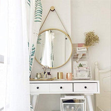 JKCKHA Vento Trucco dello Specchio, Specchio da Toilette, Bagno Specchio, Specchio a Parete, Specchio Rotondo, Bagno Bagno Specchio.