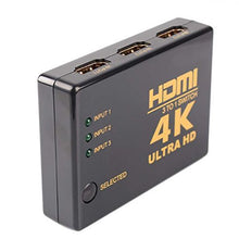 SaySure - Mini 3 Port HDMI Switch 3x1 HDMI Switcher 3 Input 1 Output
