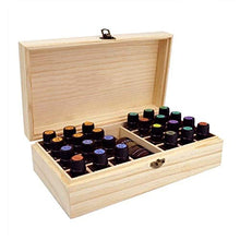 Colcolo Scatola Portaoggetti per 25 Slot in Legno