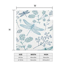 Copertura magnetica per cassetta postale con animali libellula e animali selvatici, design unico, per giardino, cortile, dimensioni standard, 53 x 45 cm