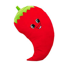 Black Temptation Chili Shape Creative Cuscino 3D Cuscino Peluche Posteriore Cuscino Vita, 45Cm