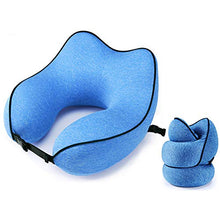 DYHQQ Cuscino da Viaggio Memory Foam Neck & Head Support Cuscino Soft Sleeping Resto Cuscino per Aereo Car & Home,A