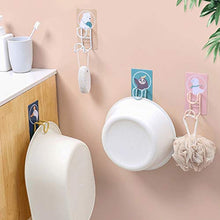 Allacciare Lavabo Gratuita di Hook Punch Bagno lavabo WC Bagagli mensola a Parete Bacino Rack Senza Saldatura Hook (Color : C)