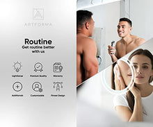 FORAM Personalizza Controluce LED Specchio - su Misura - con Interruttore e Accessori Caldo - Freddo Bianco L58