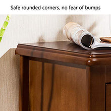 DJFIOSD Comodino per Camera da Letto Piccolo, con 2 Armadi A Stoccaggio con Cassetti Scanalati, Silent And Smooth Rail Drawers, Utilizzati per Salotto E Divani da Letto,E