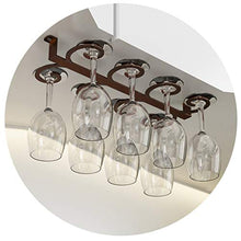 SHYM Porta Bicchieri Vino Materiale in Ferro di Alta qualità Design di Stoccaggio dell'Armadio Design a Forma di Ramo Appeso Bocca Design 10 kg di Stoccaggio può Appendere 8-12 Bicchieri di Vino