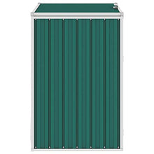 UnfadeMemory Copri Bidone Rifiuti Verde 72x81x121 cm in Acciaio
