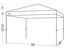 BERTONI GAZEBO RAPIDO 300