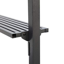 Gazebo da Giardino per Barbecue 240x150x250 cm con Tettuccio in Policarbonato Nero