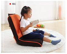 HongTeng Divani Tatami Sedia Pieghevole Giapponese Pigro Divano Camera da Letto Finestra Finestra Semplice Sedia for Il Tempo Libero Cuscino Spesso 41 × 38 × 47 cm