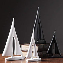 IHZ Creativi Mestieri Geometrici in Resina a Vela, Lusso Leggero e semplici Decorazioni per armadi da Vino in Bianco e Nero(Size:B)