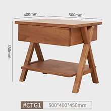 Comodino in Legno, con Cassettiera, Comodino, per Camera da Letto/Soggiorno/Corridoio