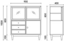 HLZY Armadio Laterale Accento, armadi da Cucina Buffet Server Armadio da Cucina Credenza Governo di immagazzinaggio a Terra Armadio Magazzino Petto