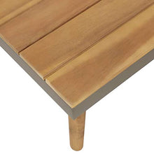 SKM Set Divani da Giardino 4 pz con Cuscini Legno di Acacia Marrone (47.6kg)