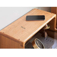Comodino comodini moderno comodino in legno massiccio con forte capacità di cuscinetto per camera da letto, studio, ecc.