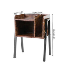 zcyg Comodino Comodini Comodino, Comodino alla Moda, Comodino Impilabile con Comodino in Legno Verticale