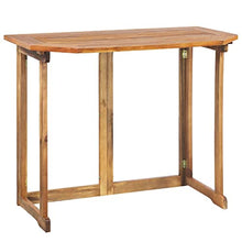 vidaXL Set da Bistrot 4 pz in Legno Massello di Acacia