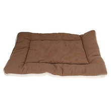 Fltaheroo Tappeto in Cuscino Letto Addormentato Marrone Tessuto di Velluto per Cane Gatto Pet S