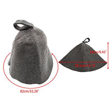 Rbiouseix Cappello in Sauna in Feltro di Lana Berretto Anti Calore Russo Banya per Protezione Testa Bagno
