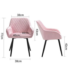 Sigtua Sedia da Pranzo, Poltrona, Poltrona Trucco, Bracciolo Schienale, Stile Semplice, Adatta per Sala da Pranzo, Camera da Letto, Studio, Salone, ecc. Colore: Roso