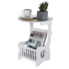 Comodini da comodino con cestino rotondo per computer portatile, comodino, divano letto, libreria, scaffale per casa, ufficio, comodino